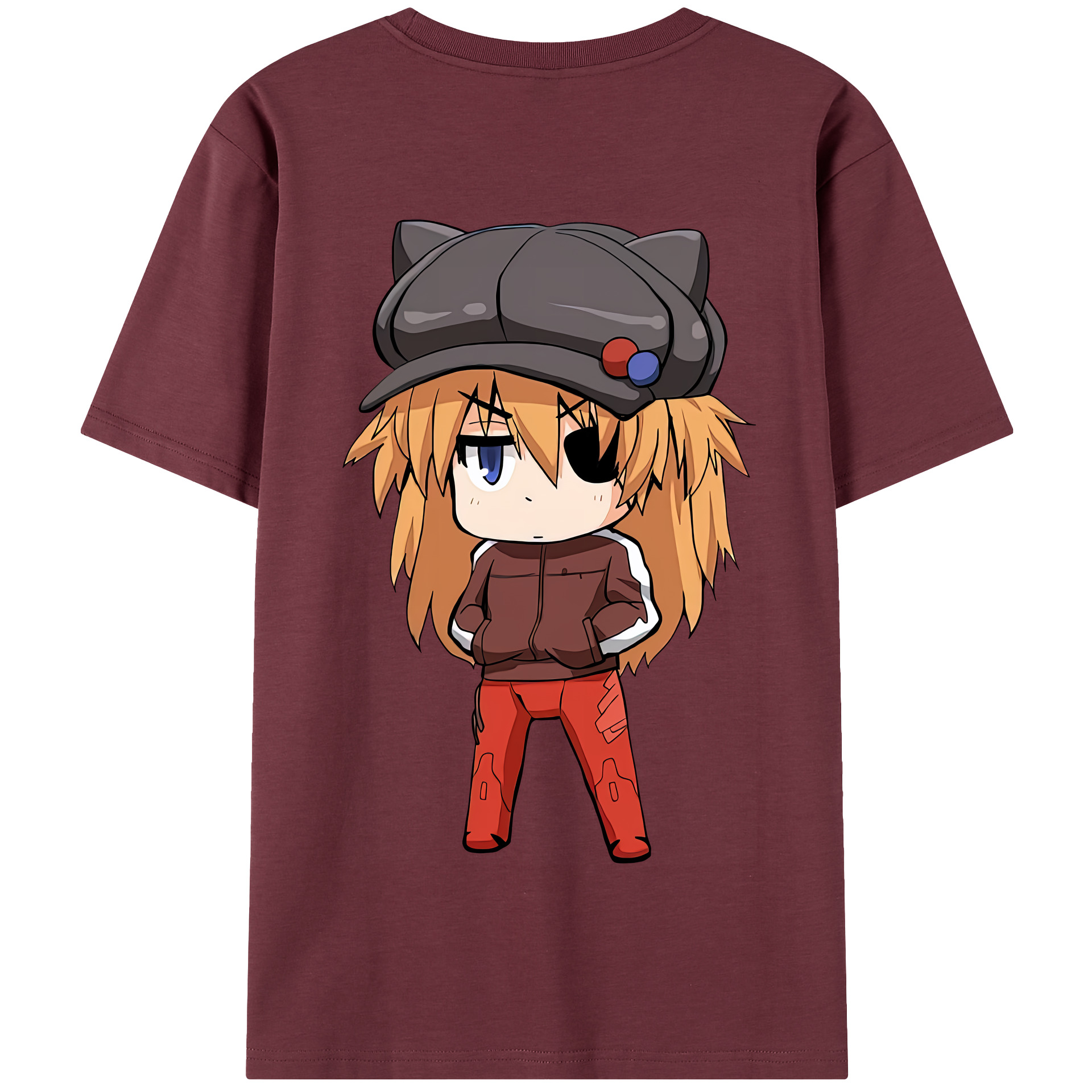 （画像用） EVA 新世紀エヴァンゲリオン 綿100％半袖Tシャツ（背面プリント）